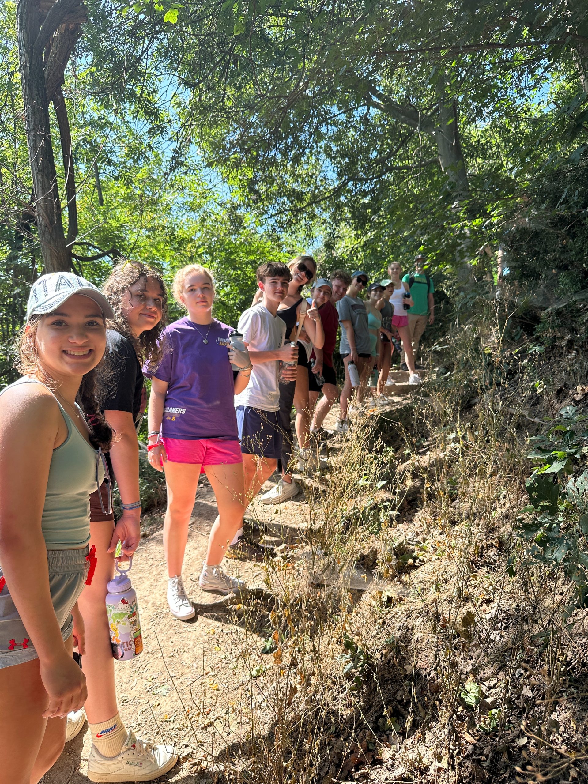 Gondolas on a Venetian canal at sunset